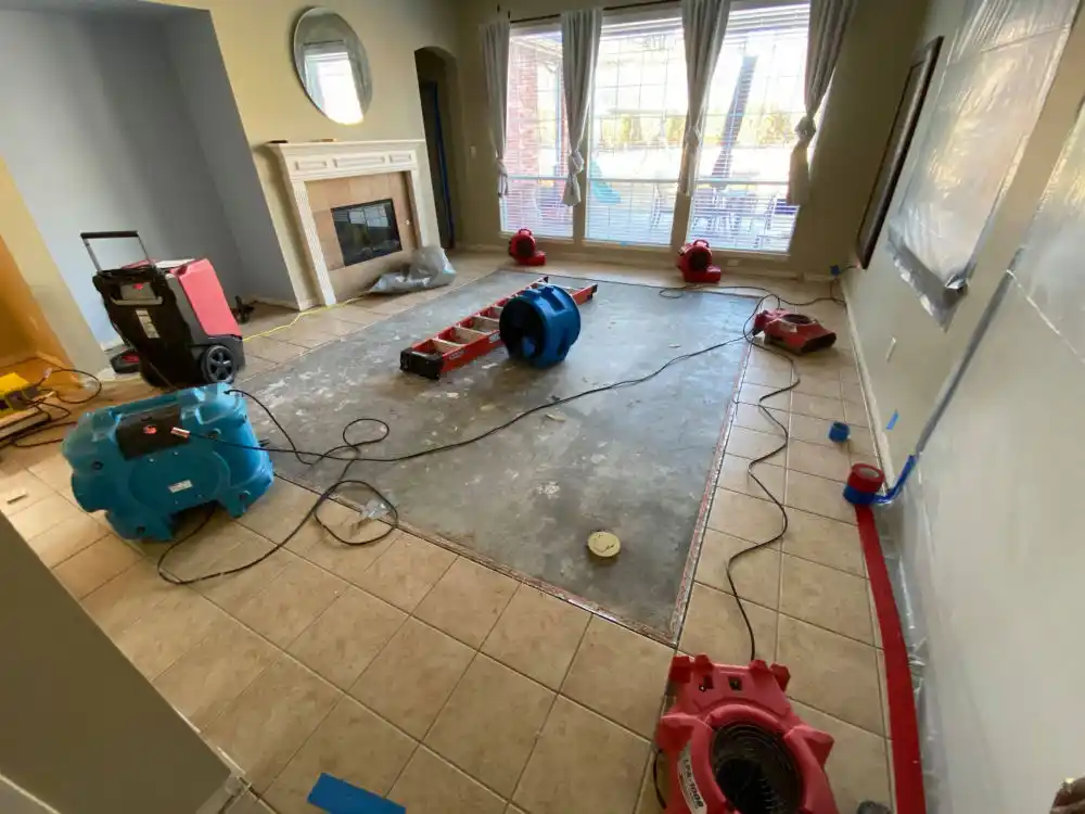 water damage restoration service Weaver